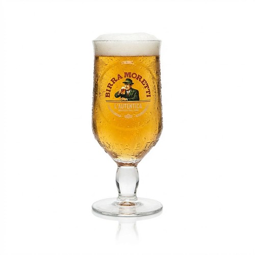 Birra moretti bierglas 25l - birra,