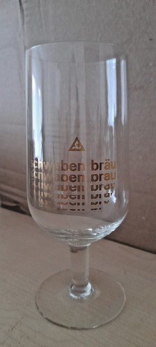 Schwaben bräu altes bierglas - schwaben,