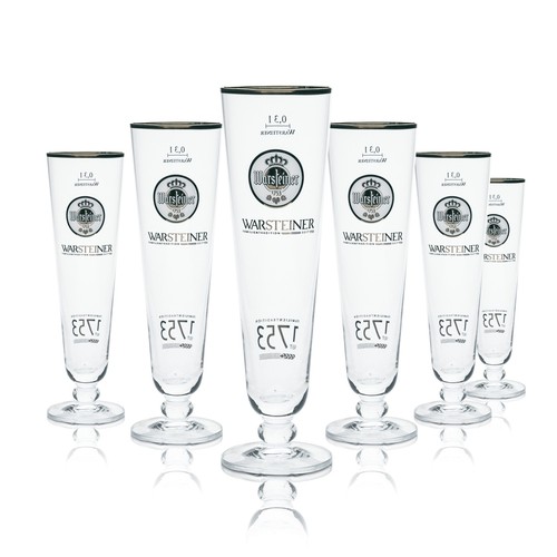 Warsteiner bier glas 3l - 6x,