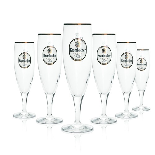 Krombacher glas 3l - 6x, pokal