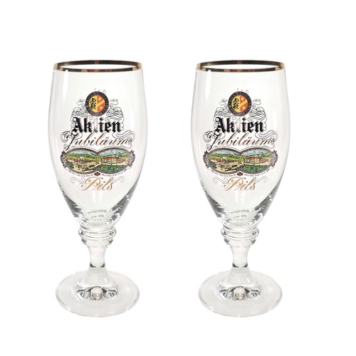 Actien kaufbeuren bierglas - 2x,
