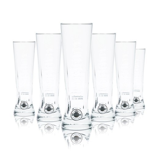 Warsteiner bier glas 2l - 6x,