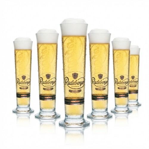 Radeberger bier glas - bier,