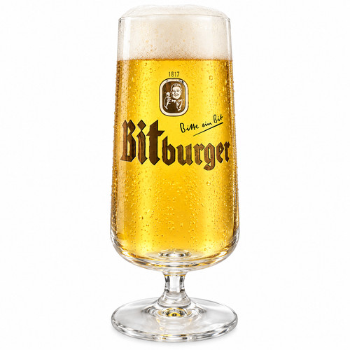 Bitburger bierglas tulpe - bierglas,