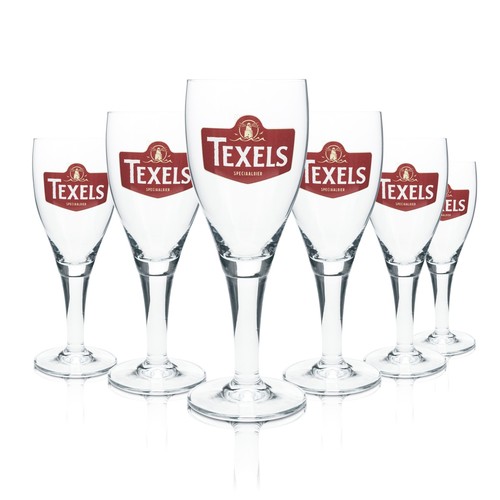 Texels glas bier tulpe - 6x,