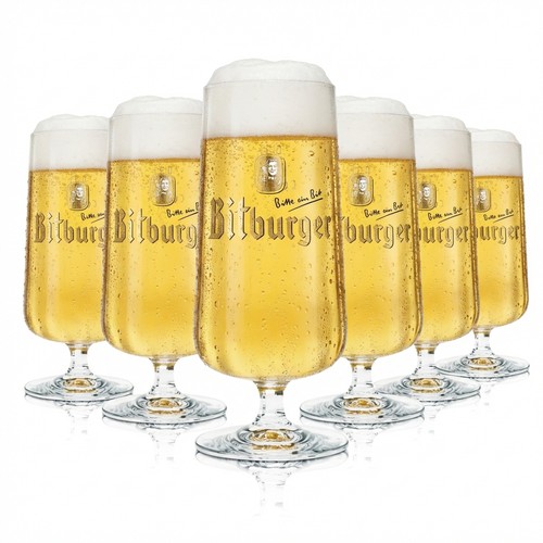 Bitburger bier glas 3l - 6x,