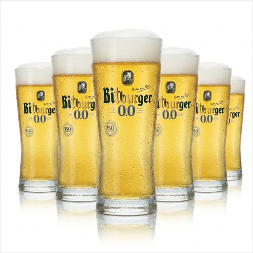 Bitburger bier glas 3l - 6x,
